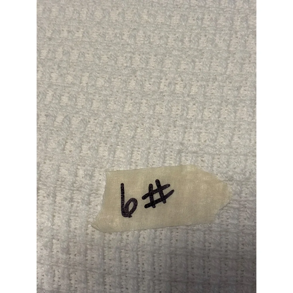 Lauren Ralph Lauren‎ King Size Knit Blanket 100% Cotton White